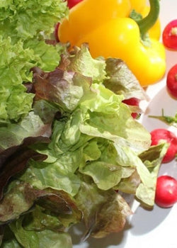 Mood swings make a vegetables arrangement